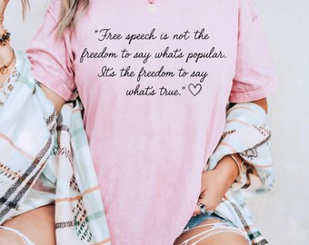 Free Speech Shirt | Political Statement Tee