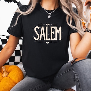 Salem Halloween Design | Premium Witchy Salem Shirt | Spooky Salem Witchcraft Design | Salem Spellbound | Witchy Salem Vibes |Dark Magic Tee