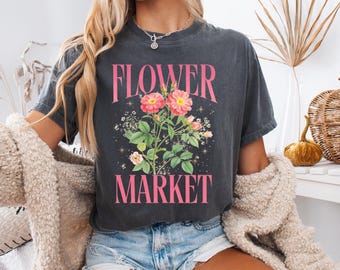 Flower Market Tee | Cottagecore Floral Shirt