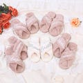 Personalized Bridesmaid Fluffy Slippers, Custom Bride Slippers, Bridal Slippers, Bridal Party Gifts