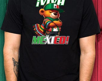 Viva Mexico Bear-PNG Design-Digital Download-300 DPI
