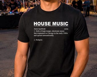 Definition von House-Musik – PNG-Design – Sofort-Download – 300 dpi