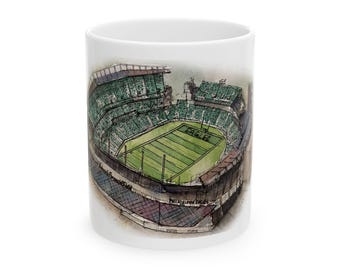 Taza de cerámica del estadio de los Philadelphia Eagles: regalo para aficionados al fútbol americano