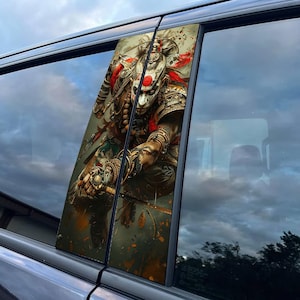 Death Sprint - Customizable Car Livery Pillar Decal Sticker Wrap | Auto Exterior Side Door Panel Sticker Decal - Fits Any Vehicle