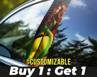 X-Men Themed Car Pillar Vinyl Decal, Auto Side Door Sticker