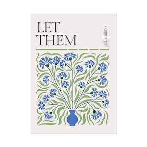 Let Them Theory Mel Robbins Poster Print, Wall Art Decor