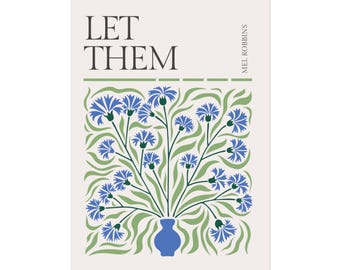 Let Them Theory Mel Robbins Poster, Motivational Wall Art ...