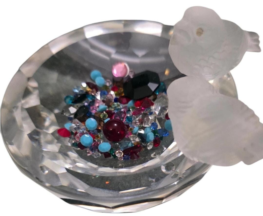 Swarovski Bowl - Etsy