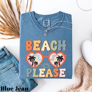Comfort Colors Beach Please Shirt, Beach Trip Shirts, Summer T-Shirt, Funny Summer Shirt, Trendy Summer Tee, Retro Summer Gift, Summer vibes