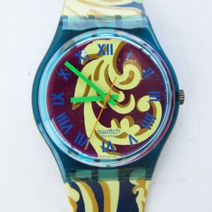 Swatch watch, good condition, good working order. new quality battery, in original box, unused.