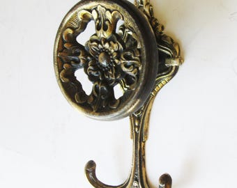 Vintage bronze hooks hanger for clothes