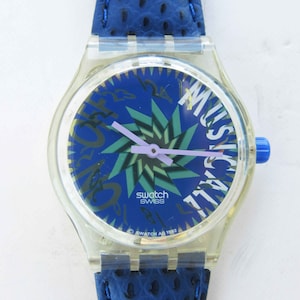 Swatch watch, good condition, good working order. new quality battery, in original box, unused.