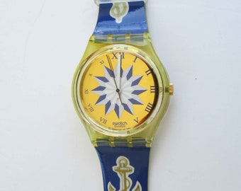 Swatch watch, good condition, good working order. new quality battery, in original box, unused.