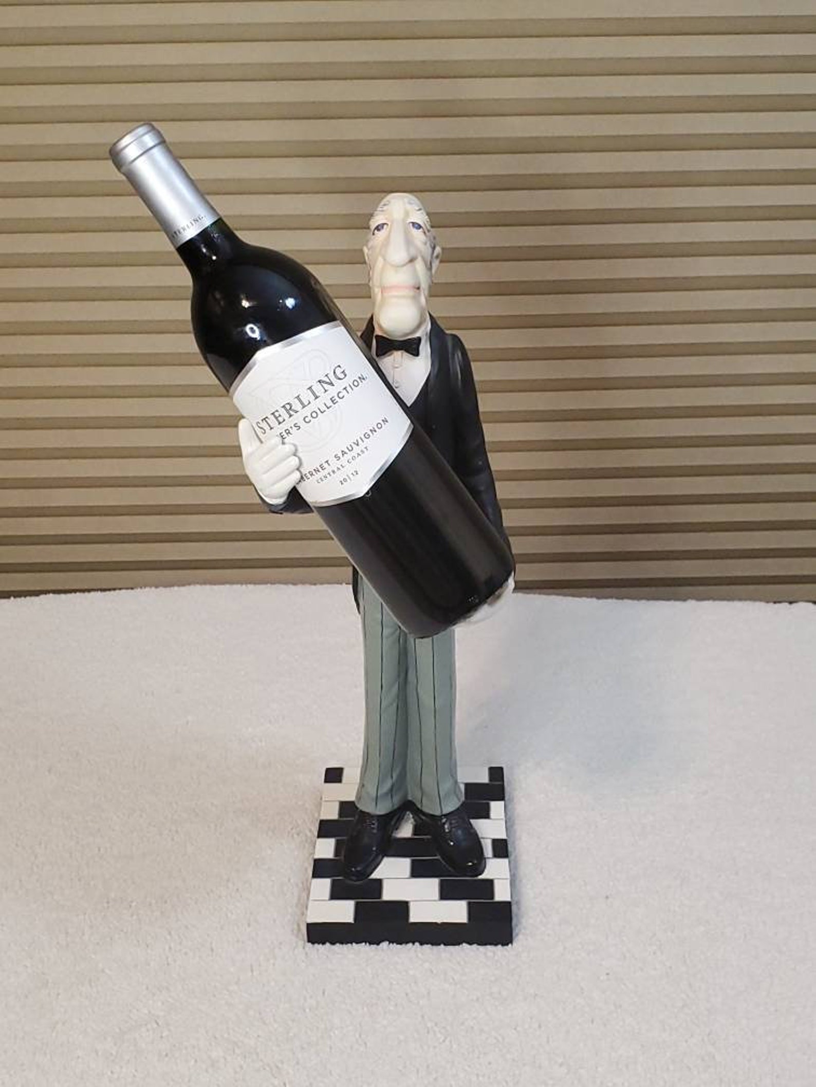 Bombay Company Jeeves Large Heavy Butler Standing Wine Holder Etsy