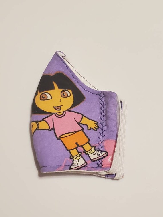 Hand Made Dust Mask Face Mask Dora The Explorer And Boots Etsy