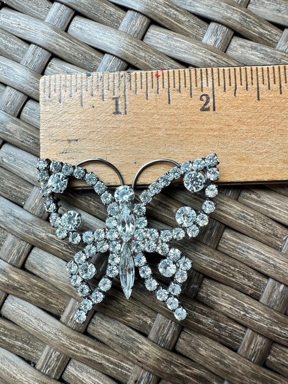 Marquise and round prong setting and soldered  Rh… - image 3