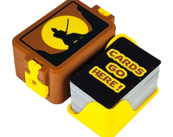 Kartenspiel-Aufbewahrungsbox - Kompatibel mit UNO No Mercy: Reisefreundlich, kompakt und mit herausnehmbarem Einsatz