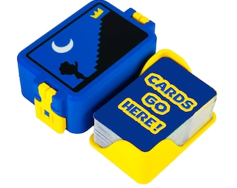 Kartenspiel-Aufbewahrungsbox - Kompatibel mit Phase 10, UNO, UNO Flip: Reisefreundlich, kompakt und mit herausnehmbarem Einsatz