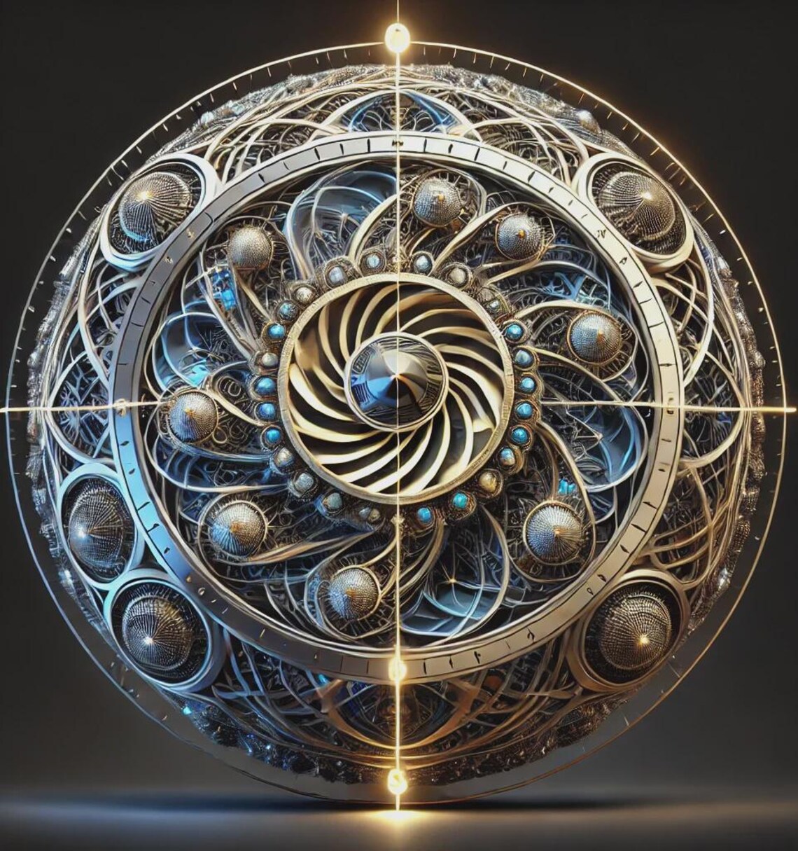 Cosmic Compass Rose Printable Wall Art • Celestial Navigation Star Map ...