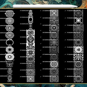 Dunhuang Procreate Brush Set | Chinese Motif & Cultural Stamp Brushes ...