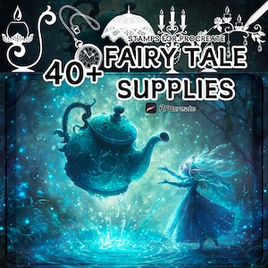 Procreate Fairy Tale Brush Set | Magical, Whimsical Illustration & Storybook Art, Fantasy Clipart | Digital Download