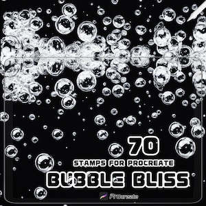 Bubble Bliss Procreate Brushes | Airy Texture Effects & Soft Abstract Patterns for Digital Art | Digital Download