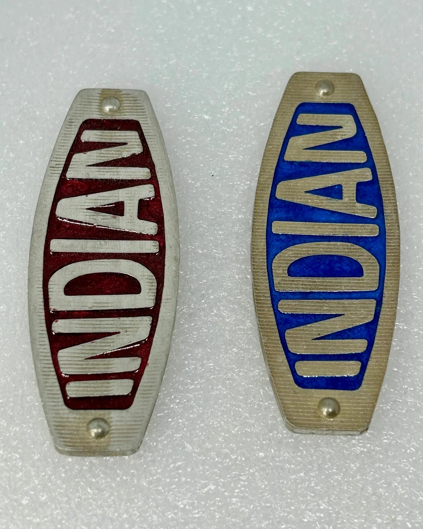 超激レア・インディアン モトサイクル ピンバッジ・Hendee刻印入り ロングインディアンモーターサイクルバッジ - Etsy 日本