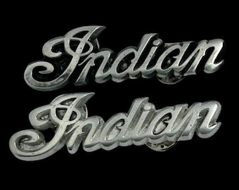 Indische Motorradfahrer 3D Anstecknadel