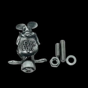 Solid Pewter Rat Fink Figurine