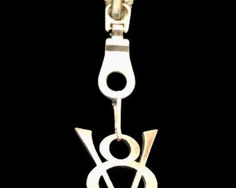 Vintage Ford V8 Logo Zipper Pull