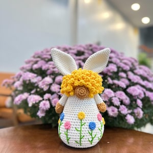 Spring Gnome Crochet Pattern | Amigurumi Toy Tutorial (PDF Download)