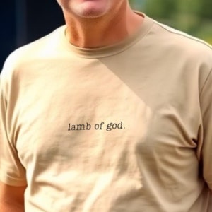 Lamb of God Unisex Softstyle T-Shirt - Casual, Comfortable Tee for Faith, Everyday Wear, Gift for Believers, Religious Apparel