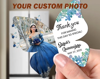 Imanes de recuerdo para quinceañera, imán con foto personalizado, imán personalizado para fiesta de quinceañera, regalos para dulces 16 y quinceañera.