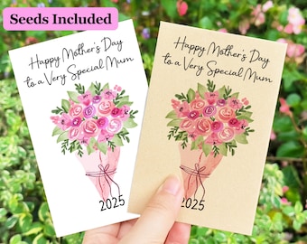 Personalized Mother's Day Seed Packets/Grandma's Garden Seed Favors/Church Mother's Day Gifts/Celebrate Mom Gifts/Mother's Day Basket Filler