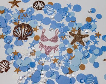 Last Splash Bachelorette Confetti, Coastal Party Table Decor, Beach Club & Lake Theme Confetti, Bridal Shower Table Scatter