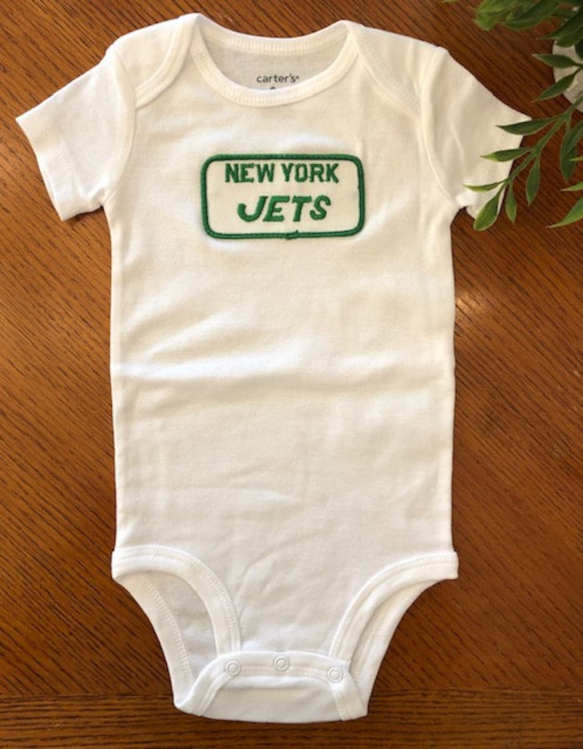 New York Jets Patched Baby Boy Unisex Onesie 9 Months Etsy