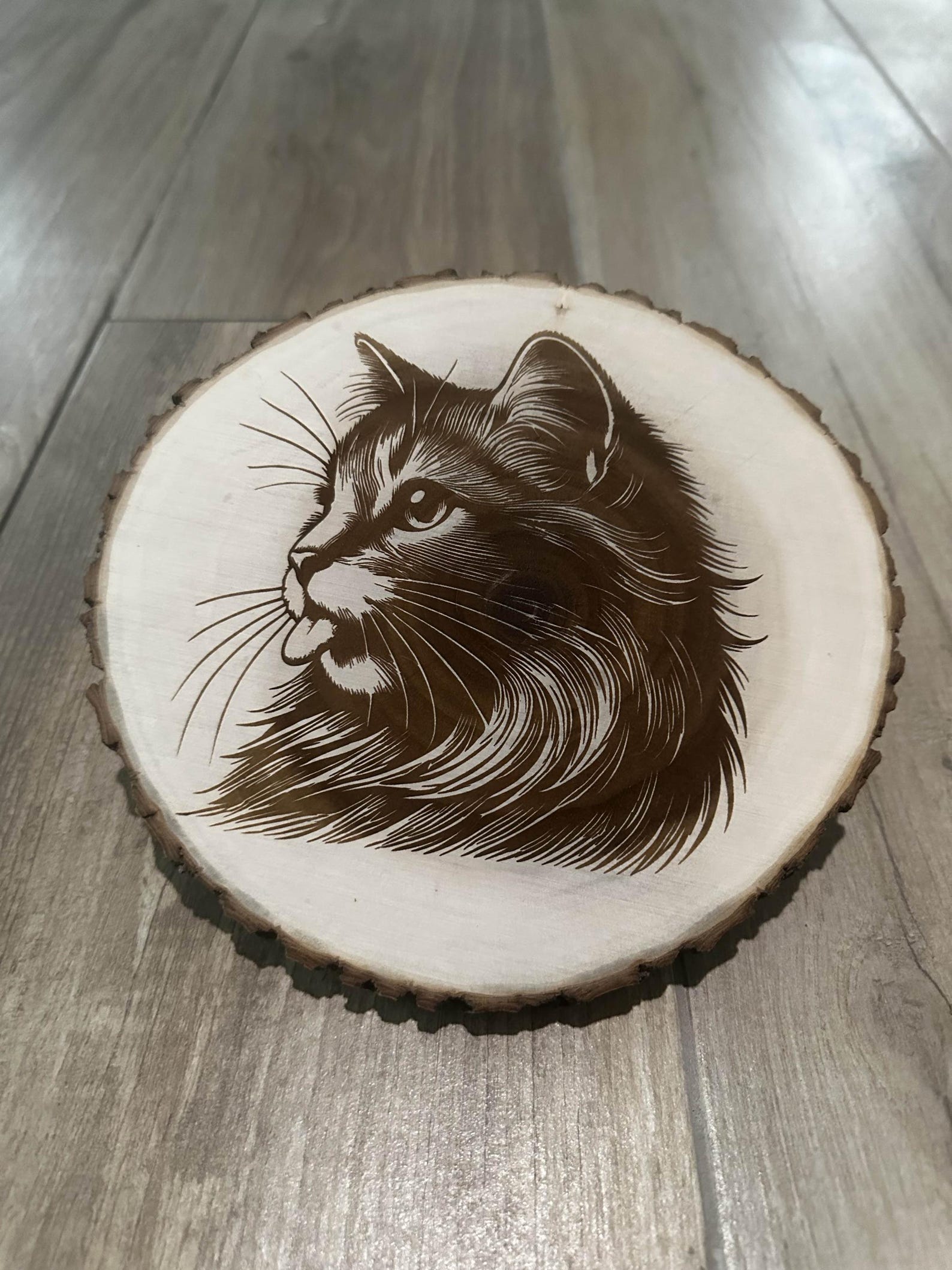 Dessous de plat chat en bois massif - Vue 3
