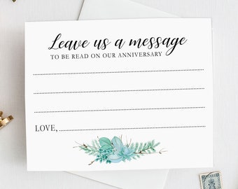 wedding wishes etsy