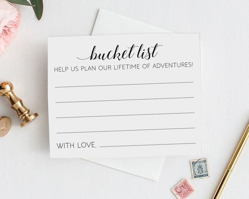 Wedding Bucket List Bucket List Wedding Wedding Bucket Etsy Canada