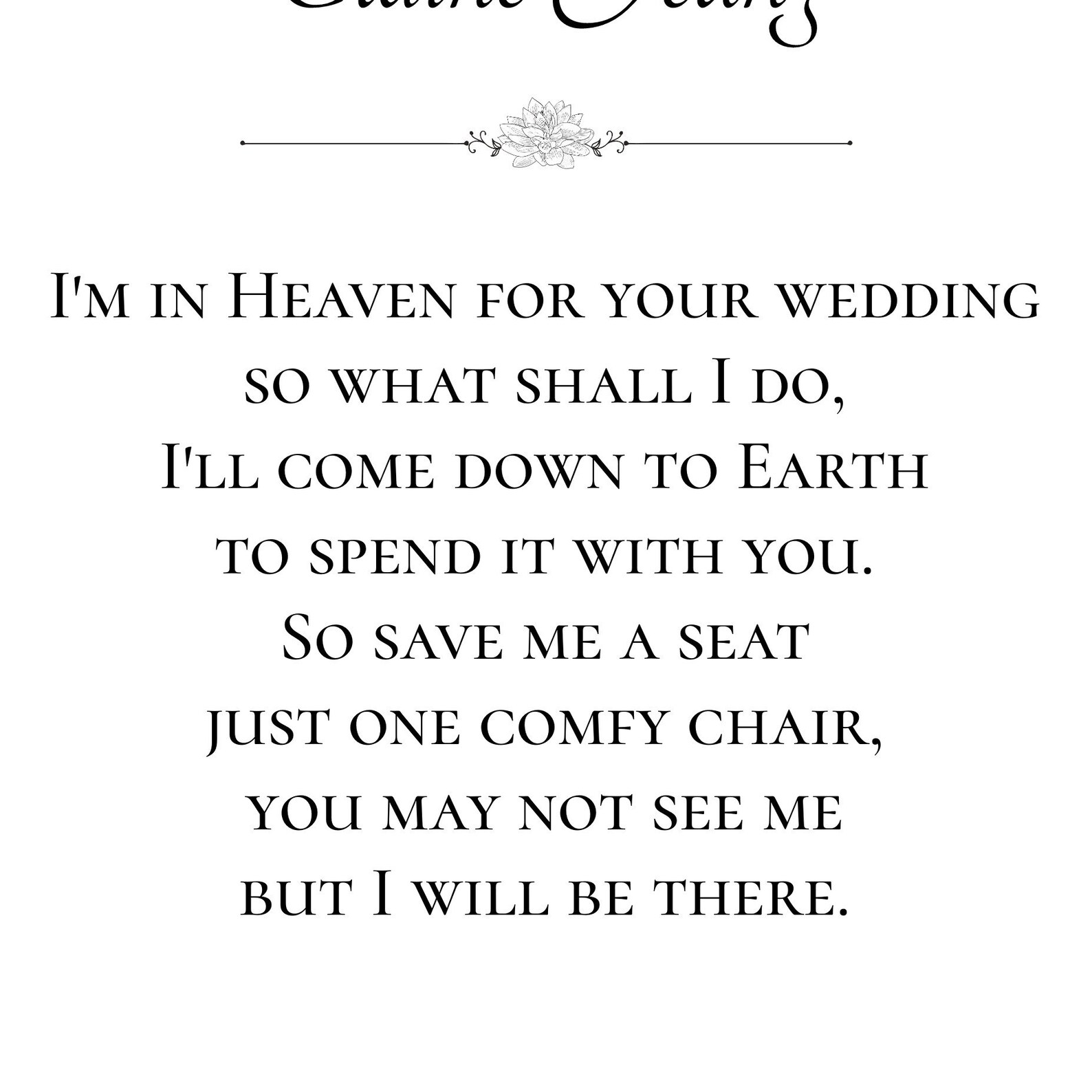 Save Me A Seat Mother Of The Groom Personalized Wedding Etsy
