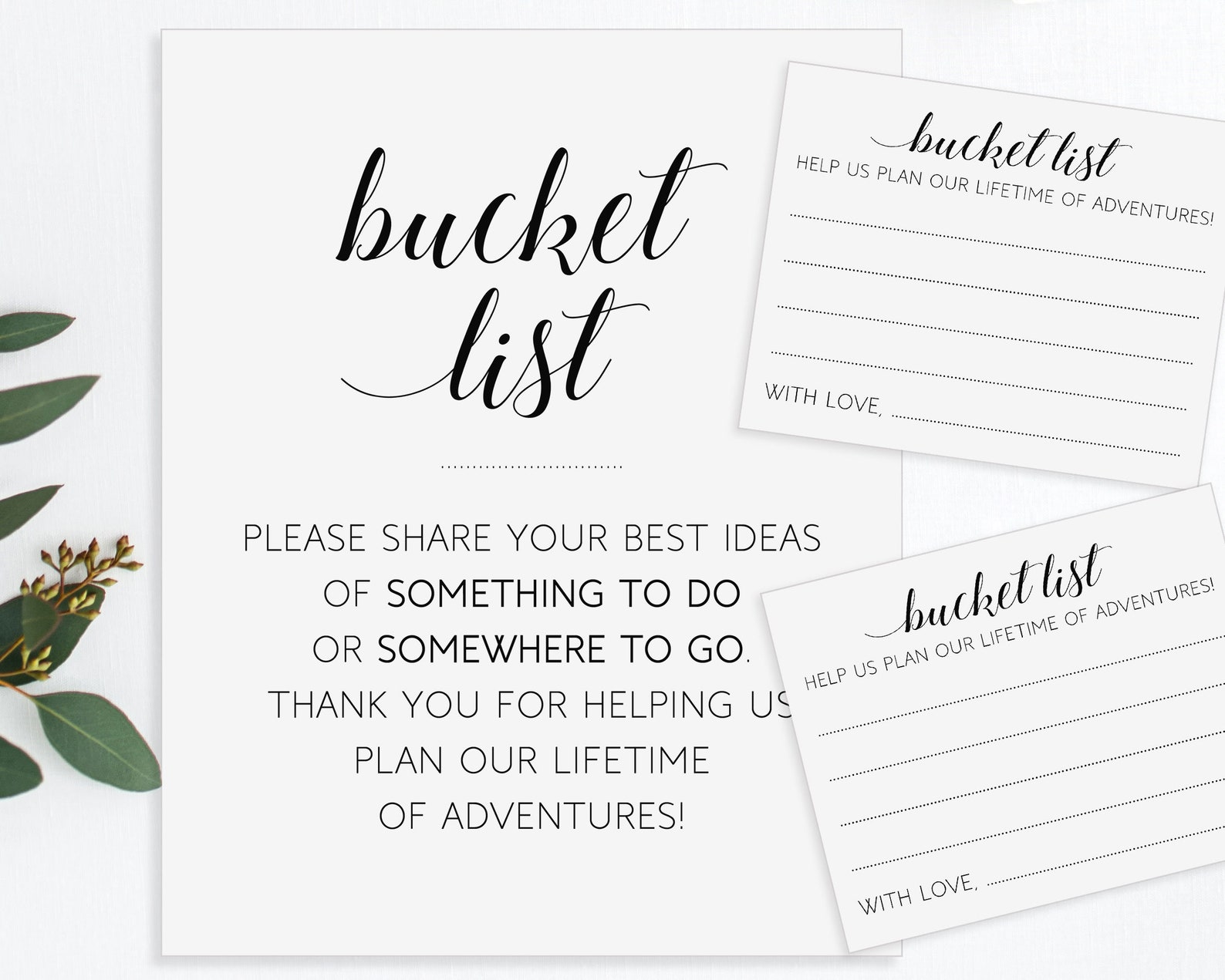 Wedding Bucket List Bucket List Wedding Wedding Bucket Etsy Canada