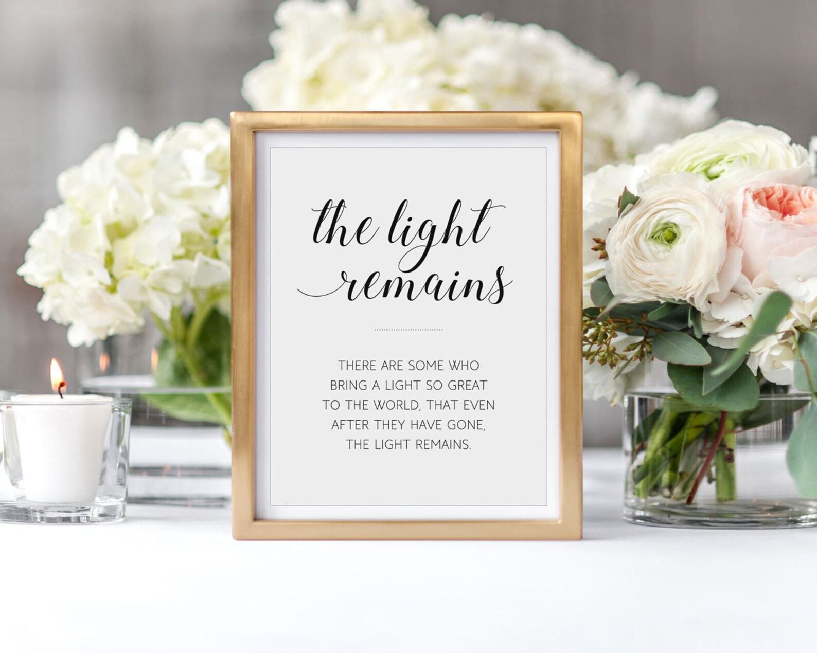 the-light-remains-wedding-memorial-sign-elegant-printable-etsy