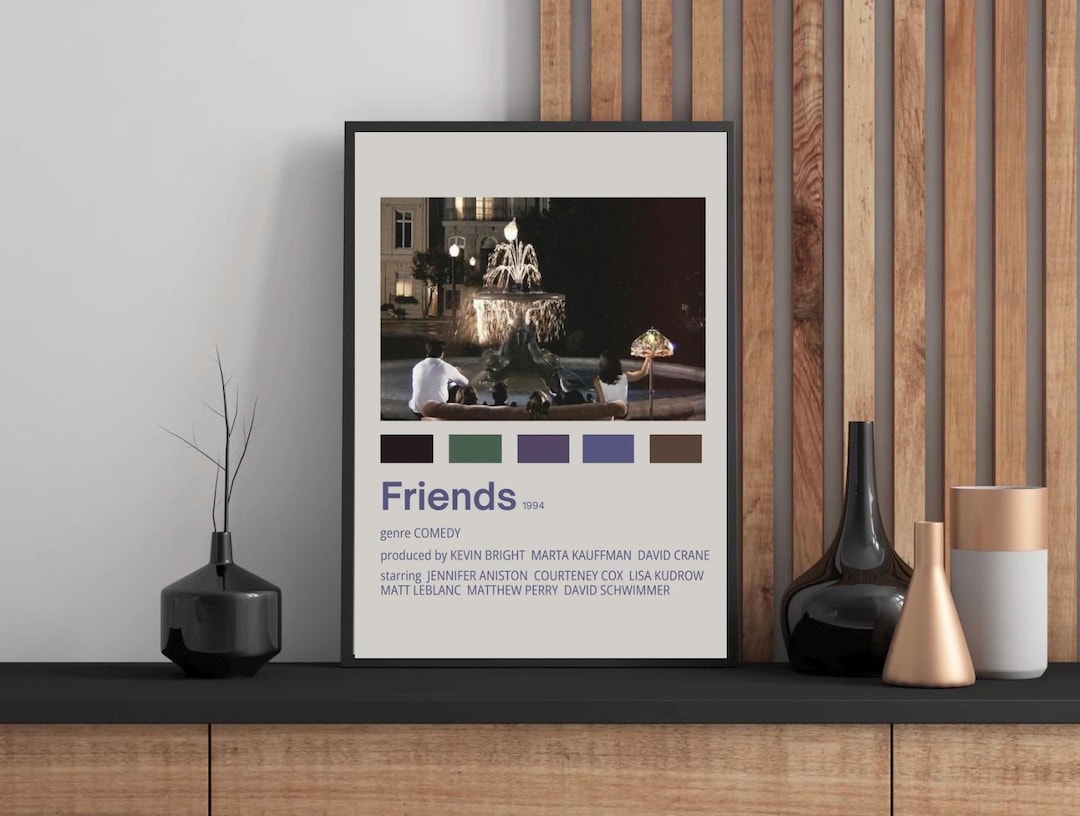 FRIENDS 1994 Tv Series Poste Illustration/digital/film/print - Etsy