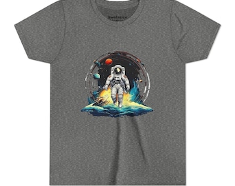Astronaut Galaxy Kids Tee, Space Theme Shirt