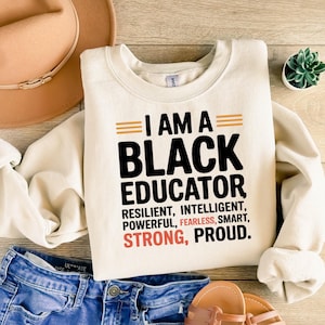 Black educator png sublimation design download, Juneteenth png, Teacher's Day png,1865 vibes png, Black Teacher Gidt Idea Png