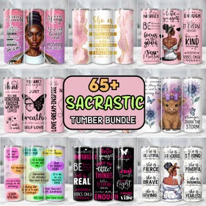 60+ Sarcastic Tumbler Wrap Bundle 20oz Skinny Funny Sarcastic Quotes, Funny Sayings Sublimation Sassy Quotes Design Sarcasm PNG Mom Life