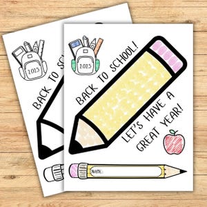 Back to School Thumbprint Craft 2025, Back to School Infant Craft, First Day of School Activity, Back to School Printable, Preschool Craft