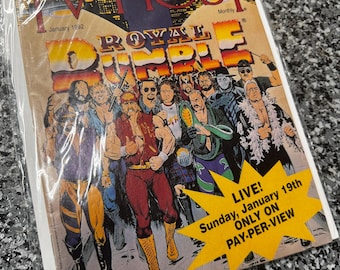 January 1992 WWF TV Host Royal Rumble Magazine