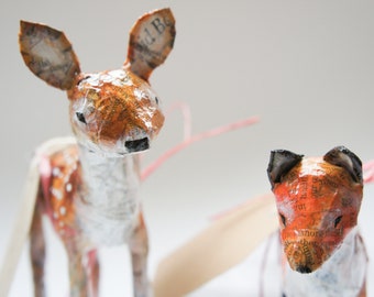 Paper Mache Custom Animal Sculptures, Open For Commissions, Original Artwork Commission