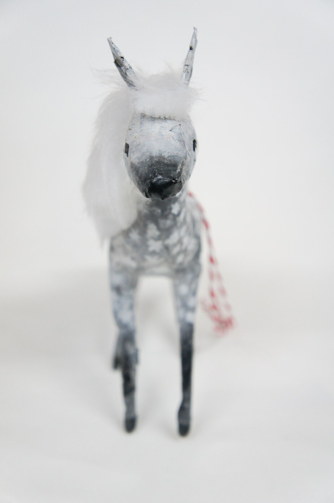 Paper Mache Horse Sculpture Handmade Sitting Andalusian Etsy UK